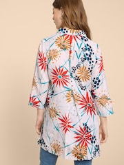 White Stuff Pink Petite Rua Jersey Shirt Dress - Image 2 of 5