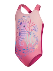 Speedo Mädchen Badeanzug mit Digitalprint - Bild 1 von 5