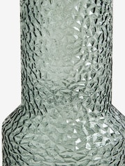 Green Textured Glass Medium Vase - Image 3 of 4