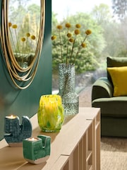 Green Textured Glass Medium Vase - Image 4 of 4