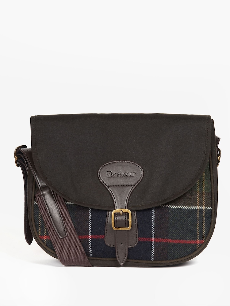 Barbour® Green Classic Tartan Whitley Cross-body Bag - Image 1 of 8