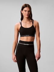 Calvin Klein Black Low Support Quick Dry Sports Bra - Image 3 of 7