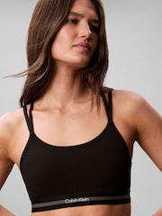 Calvin Klein Black Low Support Quick Dry Sports Bra - Image 6 of 7