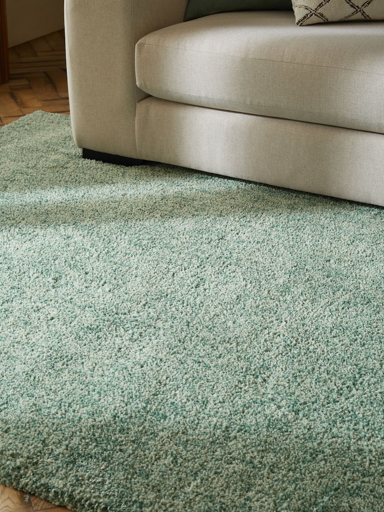 Sage Green Soft Speckle Rug - Image 1 of 5