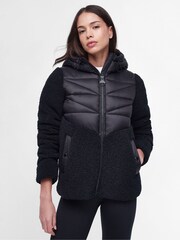 Barbour® International Black Divine Teddy Fleece - Image 1 of 6