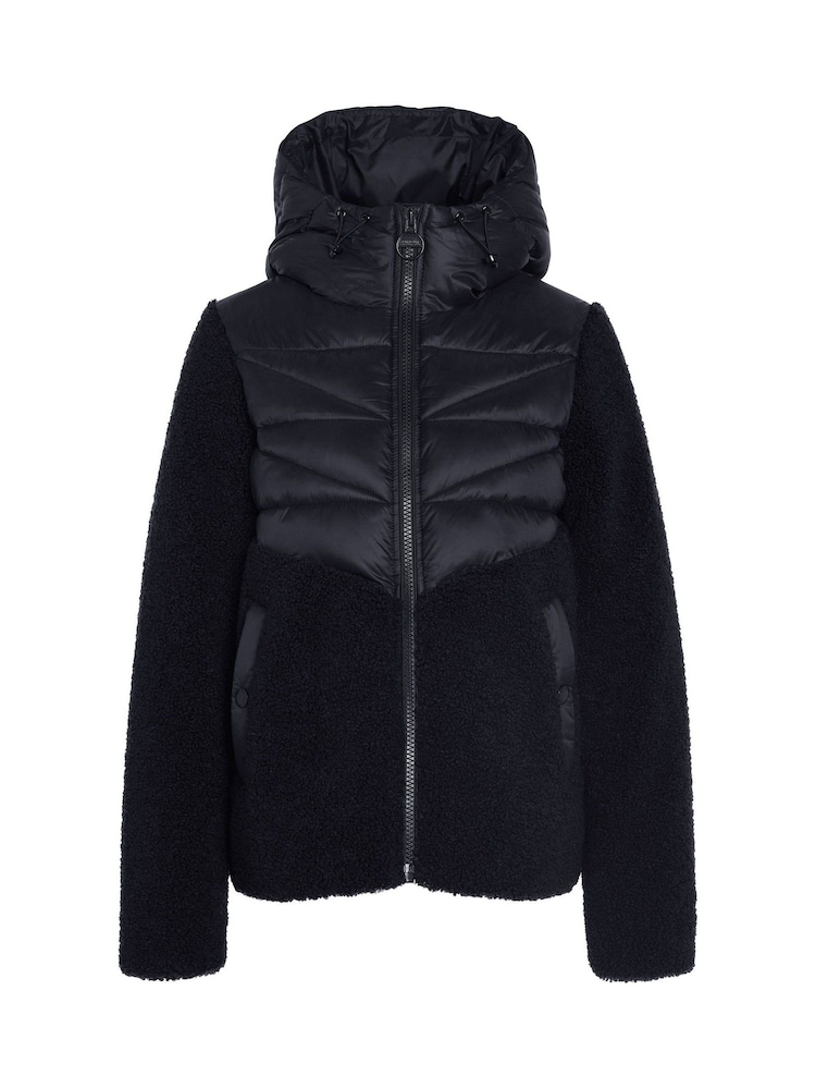 Barbour® International Black Divine Teddy Fleece - Image 6 of 6