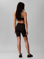 Calvin Klein Black Quick-Dry High Rise Bike Shorts - Image 2 of 7