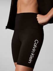 Calvin Klein Black Quick-Dry High Rise Bike Shorts - Image 4 of 7