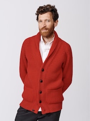 Aubin Earl Shawl Collar Wool Cardigan - Image 1 of 8