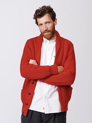 Aubin Earl Shawl Collar Wool Cardigan - Image 4 of 8