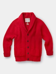 Aubin Earl Shawl Collar Wool Cardigan - Image 6 of 8
