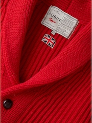 Aubin Earl Shawl Collar Wool Cardigan - Image 8 of 8