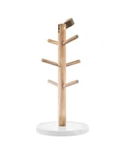 Kitchen Pantry White Mug Tree - Image 2 of 3