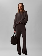 Calvin Klein тегіс тоқылған ширек сыдырмалы Свитшот - 6суретінің 3 суреті