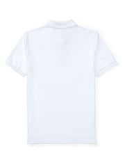 Polo Ralph Lauren White Boys Logo Polo Shirt - Image 3 of 3