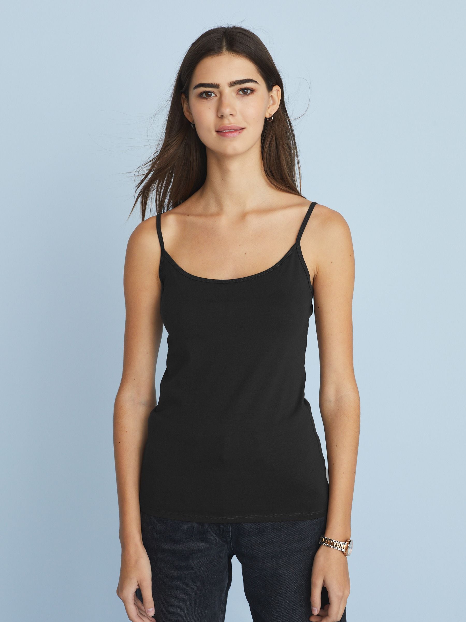 Next Black Thin Strap Vest