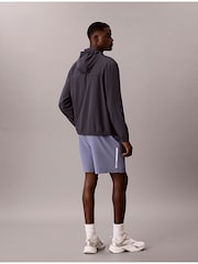Calvin Klein Blue Water-Repellent Performance Gym Shorts - Image 4 of 6