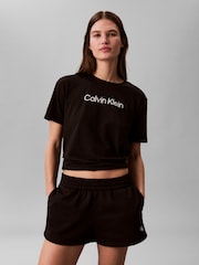 Svart - Calvin Klein Breathable Quick-Dry Travel T-Shirt - Bilde 1 av 6