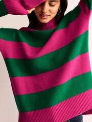 Boden Pink Jessica Oversized Jumper - Image 1 of 7