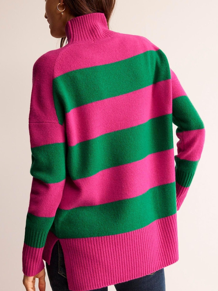 Boden Pink Jessica Oversized Jumper - Image 2 of 7