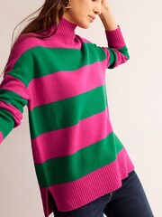 Boden Pink Jessica Oversized Jumper - Image 3 of 7
