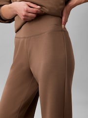 Qəhvəyi - Calvin Klein Smooth Knit Trousers - 6şəkildən 4 şəkil
