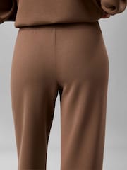 Qəhvəyi - Calvin Klein Smooth Knit Trousers - 6şəkildən 5 şəkil