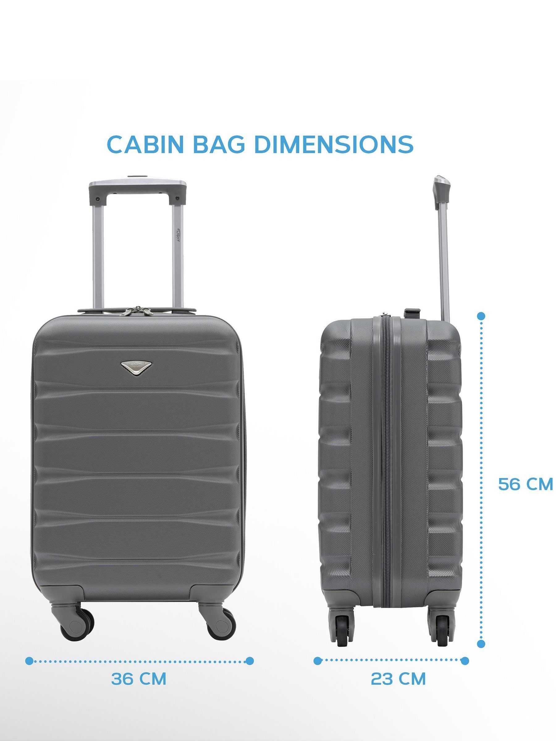 carry様 Buy Flight Knight 56x36x23cm 4 Wheel ABS Hard Case Cabin