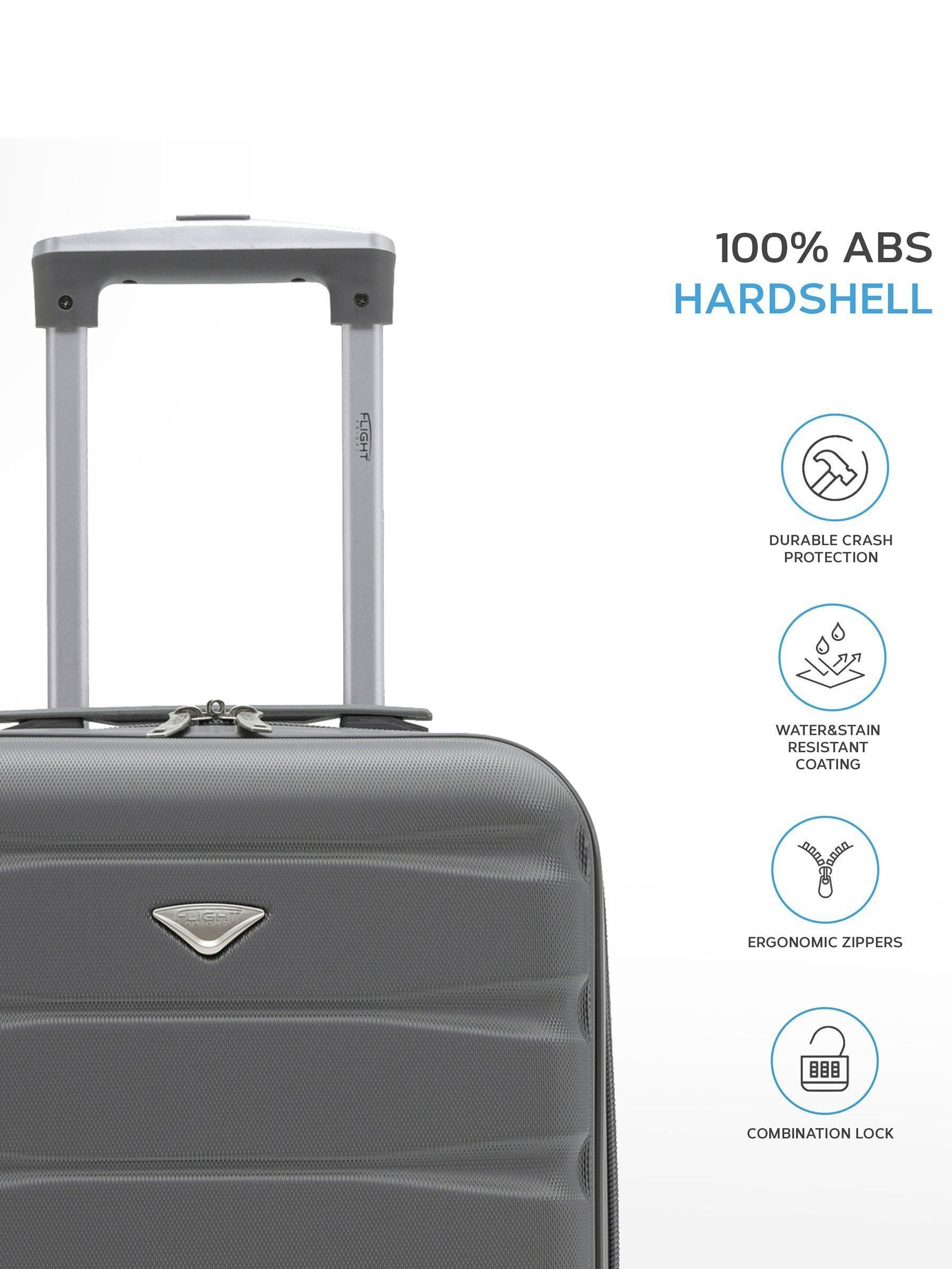 Buy Flight Knight 56x36x23cm 4 Wheel ABS Hard Case Cabin