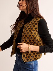 Boden Green Cord Vest - Image 4 of 6
