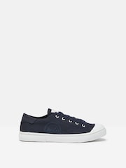 Joules Coast Navy Blue Canvas Pumps - Image 1 of 7