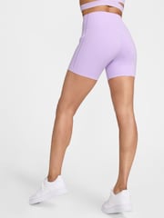 Nike Lilac Purple Universa High Waisted 5 Cycling Shorts - Image 2 of 8