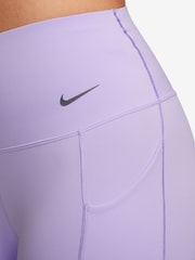 Nike Lilac Purple Universa High Waisted 5 Cycling Shorts - Image 4 of 8