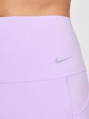 Nike Lilac Purple Universa High Waisted 5 Cycling Shorts - Image 6 of 8