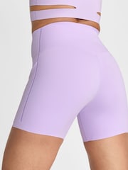 Nike Lilac Purple Universa High Waisted 5 Cycling Shorts - Image 7 of 8
