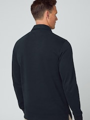 Hackett Men Black London Rugby Shirt - Image 2 of 7