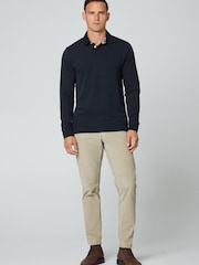 Hackett Men Black London Rugby Shirt - Image 3 of 7