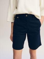 Navy/Khaki Chinos Knee Length Shorts 2 Pack - Image 5 of 6