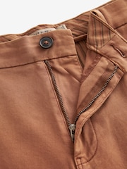 Terracotta Straight Fit Stretch Chinos Shorts - Image 6 of 8