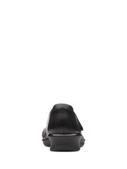 Clarks Black Leather Hope Henley Shoes - Image 5 of 6