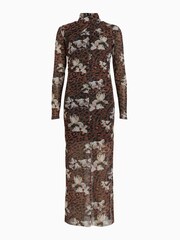 AllSaints Brown Tia Alessandra Dress - Image 11 of 11