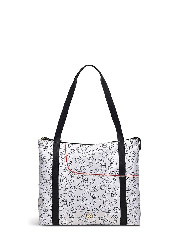 Radley London 24/7 - Sketch Street Medium White Ziptop Shoulder Bag - Image 1 of 4