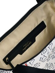 Radley London 24/7 - Sketch Street Medium White Ziptop Shoulder Bag - Image 3 of 4