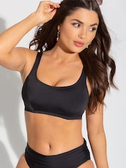 Pour Moi Black Space Underwired Cami Bikini Top - Image 2 of 5