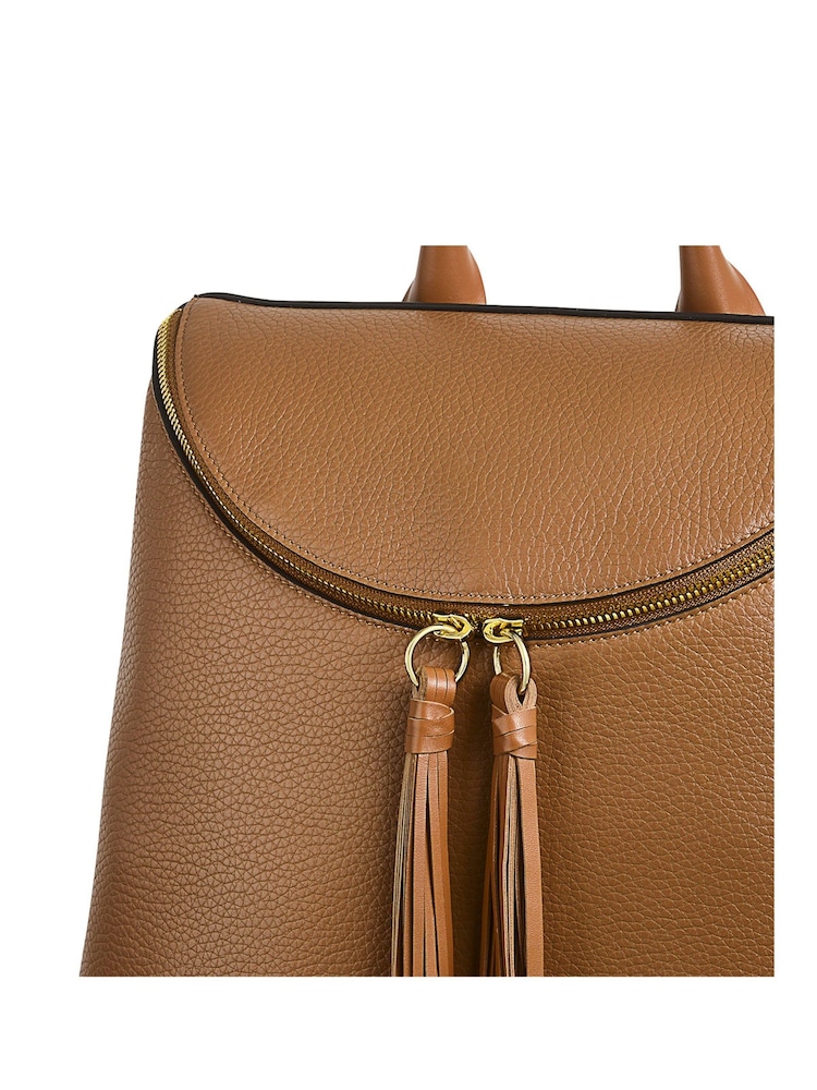 Radley London Milligan Street Medium Zip-Around Brown Backpack - Image 5 of 5