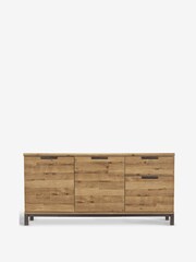 Dark Bronx Oak Effect Sideboard - Image 6 of 7
