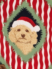 Chelsea Peers Red Baby Christmas Chip & Friends Stripe Print Sleepsuit - Image 3 of 3