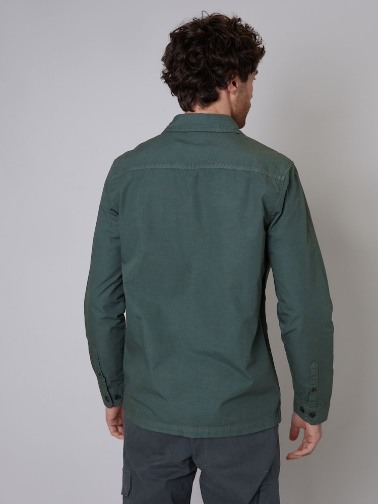 Threadbare Green Chrome Lightweight Jacket - Image 2 of 4