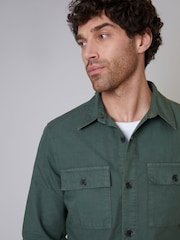 Threadbare Green Chrome Lightweight Jacket - Image 4 of 4