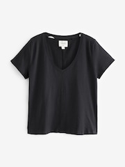 Monochrome Spot Cotton Short Sleeve Pyjamas - Image 7 of 9